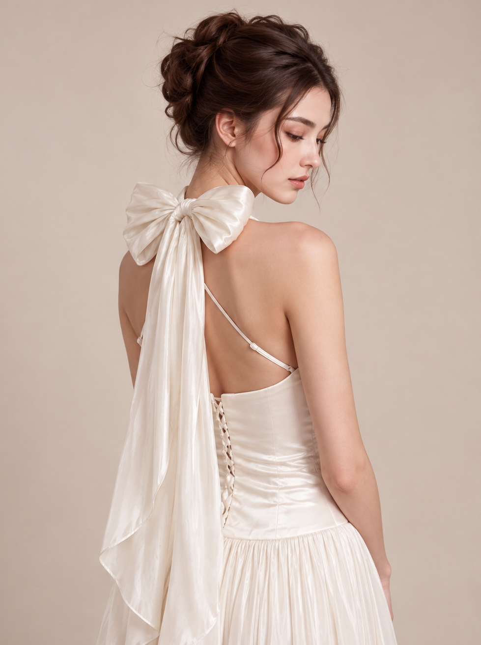 3-Way Shine Pleated Long Dress
