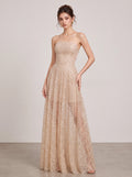 Chantilly Lace Bare Top Long Dress
