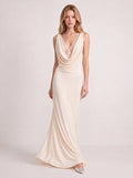Lace Layered Drape Dress